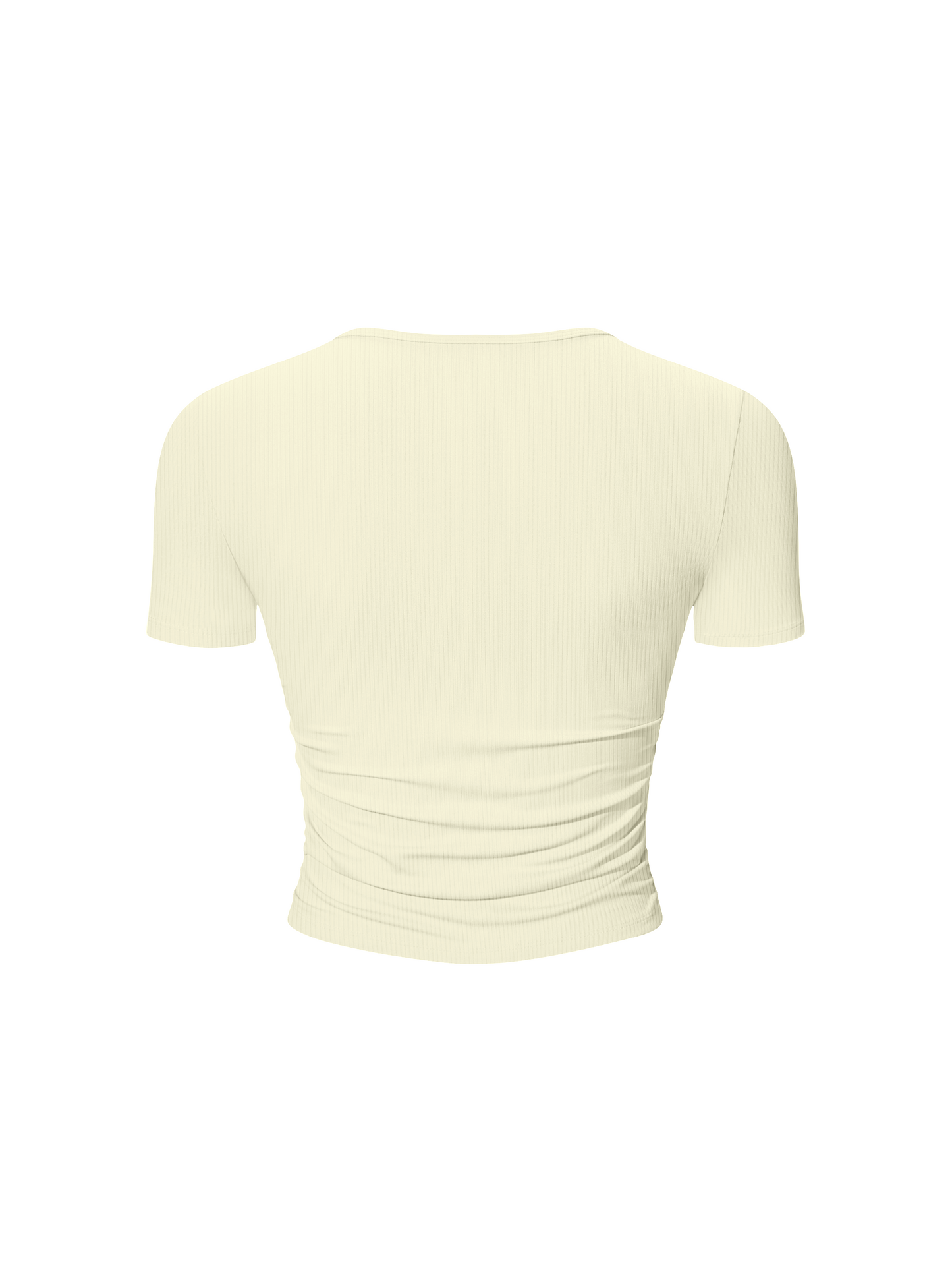 Ruched Bodycon Crop Top