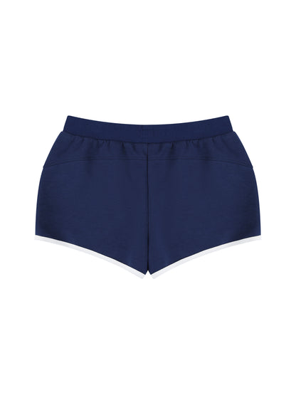 Women's Retro Contrast Binding Shorts
